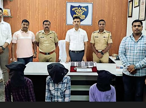 Crime News : कोयत्याच्या धाकाने मोबाईल पळविणार्‍या तिघांना अटक