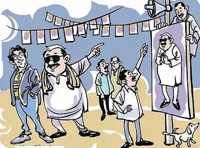 ठेके नेत्यांच्या मुलांना, निवडणुकीचा खर्च कार्यकर्त्यांवर…
