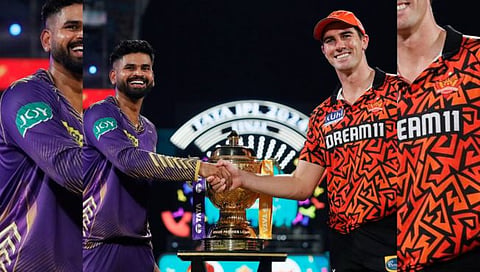 IPL 2024 Final : हैदराबादचा डाव 113 धावांवर गुंढाळला; पॅट कमिन्स बाद