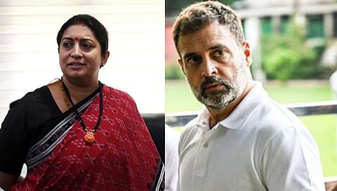  Smriti Irani, Rahul Gandhi 