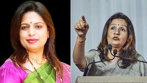Sheetal Mhatre Vs Priyanka Chaturvedi | दावोसच्या गुलाबी थंडीत तुम्ही काय केलंत? म्हात्रेंच्या प्रश्नाला चतुर्वेदींचे प्रत्युत्तर