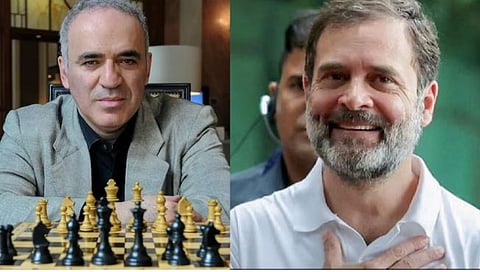 Garry Kasparov, Rahul gandhi  