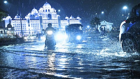 Heavy rain