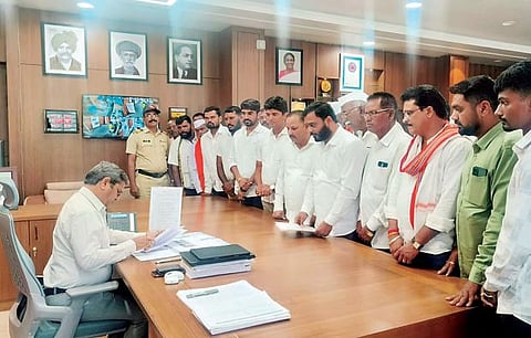 संगमनेरमधील खाणपट्टे बंद करा : शिष्टमंडळाची मागणी