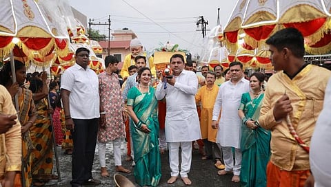 नाशिक सिडको | साई पालखी मिरवणूक सोहळ्यात साई भक्तांचा अमाप उत्साह, साईनाथ मंदिराचा वर्धापन दिन साजरा