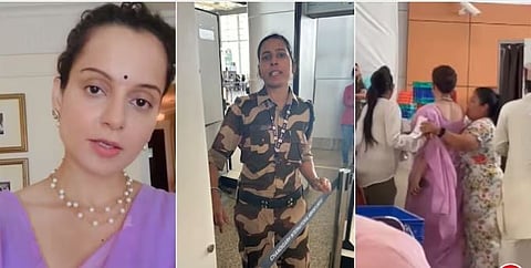 CISF महिला गार्डची खासदार कंगना रनौत यांना मारहाण, चंदीगड विमानतळावरची घटना