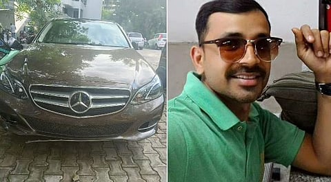 मर्सिडिज बेंझखाली सापडल्याने डिलिव्हरी बॉयचा मृत्यू