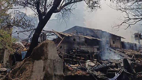 डोंबिवलीतील इंडो अमाईन्स कंपनीला आग; कंपन्यांचे मोठे नुकसान