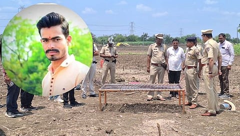 मुलाने  प्रेमविवाह केल्याच्या  रागातून  वडील आणि भावाने  मारहाण करून त्याचा खून केला.