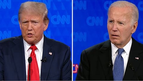 Donald Trump Joe Biden US Presidential Debate 