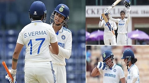 INDW vs SAW Test Match Smriti Mandhana Shefali Verma Century