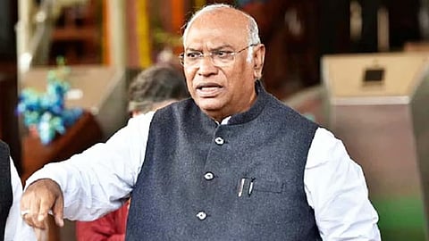 Congress president  Mallikarjun Kharge 