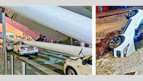 Record rainfall in Delhi; Bombay planes hit