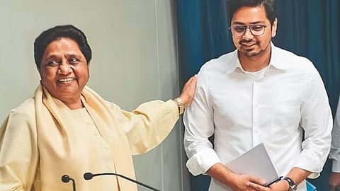 BSP chief Mayawati, Akash Anand 