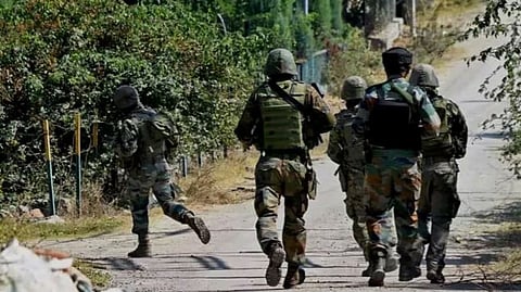 Encounter with terrorists in Jammu and Kashmir