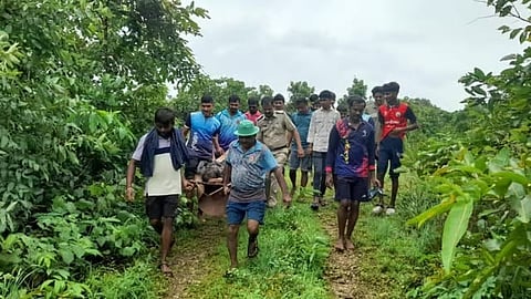 American woman tied up in forest; A case has been registered against the husband