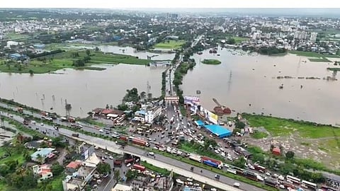 Kolhapur Rain : Panchganga River is moving towards danger level