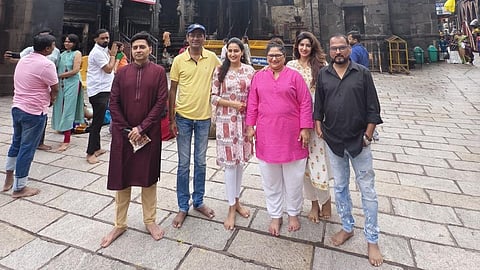 Baai Ga Movie Visited at Temple of Ambabai Kolhapur