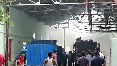 Fire at dyeing company in Dombivli MIDC