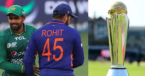 Team India Champions Trophy Schedule