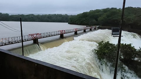 Seven gates of Radhanagari Dam were opened