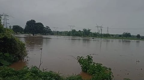 Flooding of rivers and canals due to heavy rains