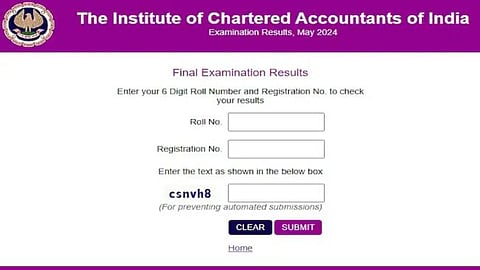 CA Exam Result