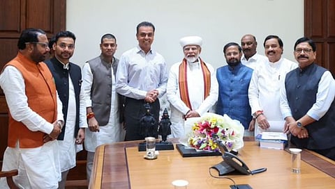 Shiv Sena Shinde Group MPs met Prime Minister Narendra Modi