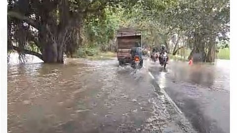 Kolhapur Rain : Flood Water on Kolhapur Ratnagiri Highway