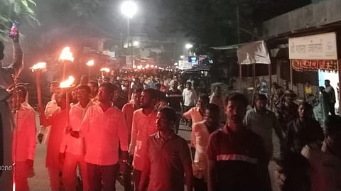 Mashal March In Mohol