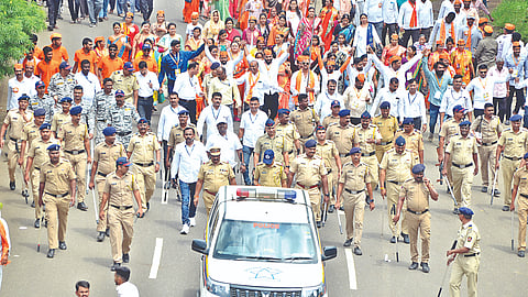 Manoj Jarange Patil Shantata Rally  Nashik