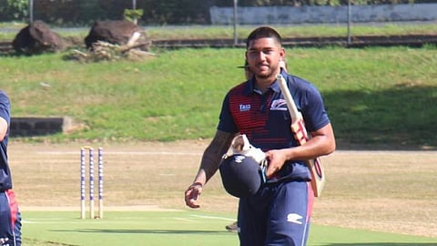 Samoa Darius Visser T20I record 