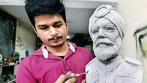 Sculptor Jaideep Apte arrested in connection with the fall of Shiva Raya's statue