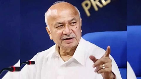 Sushil Kumar Shinde at the launch of his memoir Five Decades of Politics
