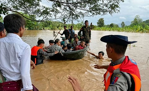 Myanmar Typhoon Yagi and Flood