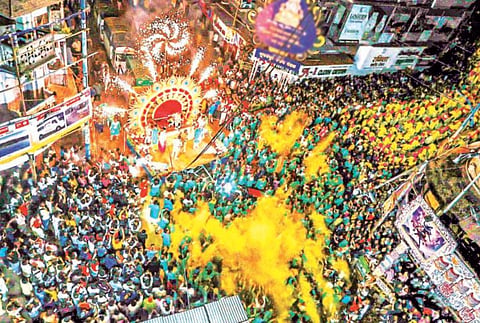 Ganesh immersion procession