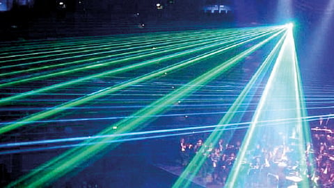 Ganeshotsav Procession DJ, Laser