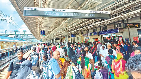 Solapur Train Delay By Three Hours