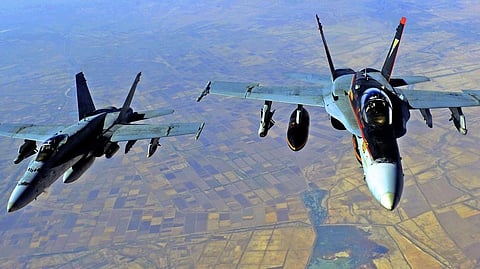 Air Strike On ISIS Spot In syria