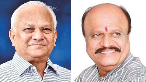 BJP nominated MLA Sudhir Gadgil and MLA Suresh Khade 