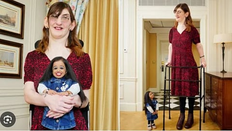 World's Tallest and Shortest Woman's 