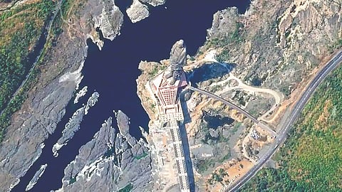 World's tallest 'Statue of Unity' is visible from space