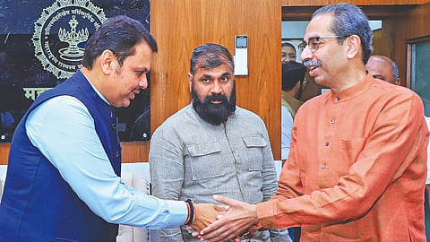 Uddhav Thackeray Meets Devendra Fadnavis 