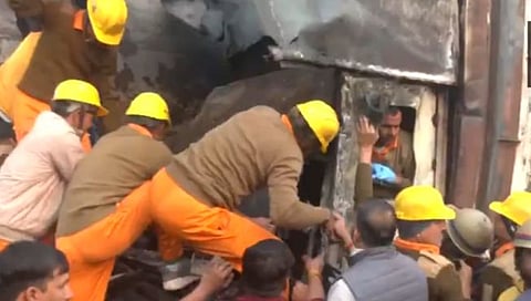 Jaipur Petrol Pump Fire 