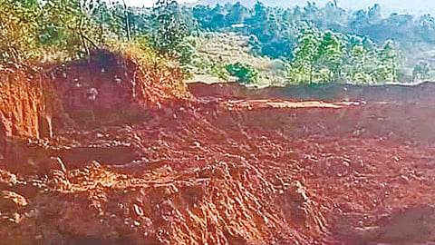 Bauxite mining