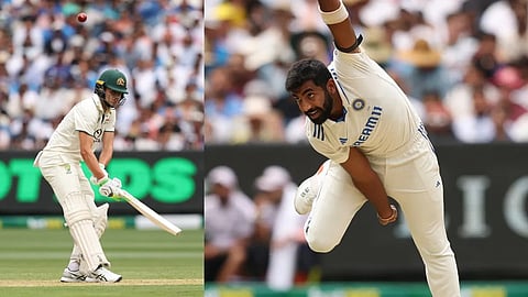 Sam Konstas vs Jasprit Bumrah 