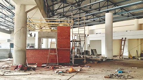 Bus station final stages