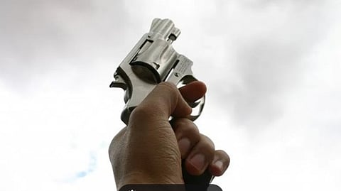 Firing in the air