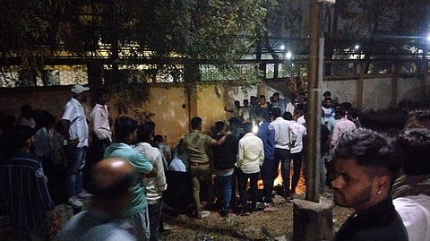 Three people died after their car fell into a well