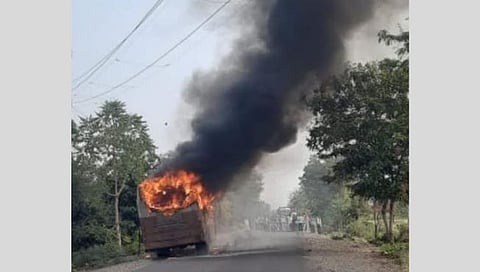 Burning Bus 